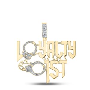 Loyalty 1st Diamond Pendant 10K Yellow Gold